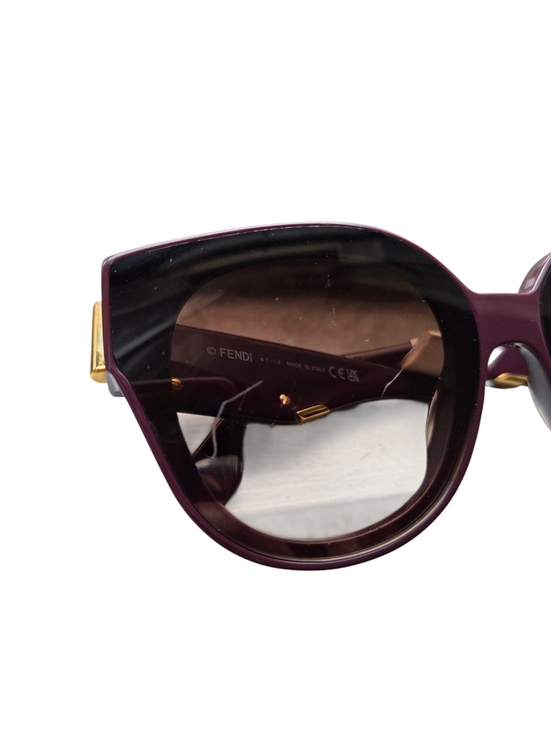 Fendi Purple Oversized Cat Eye Sunglasses main image 12